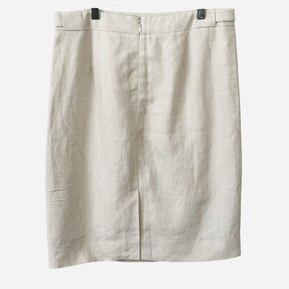 J. Crew Cream Pencil Skirt - Picture 4 of 7